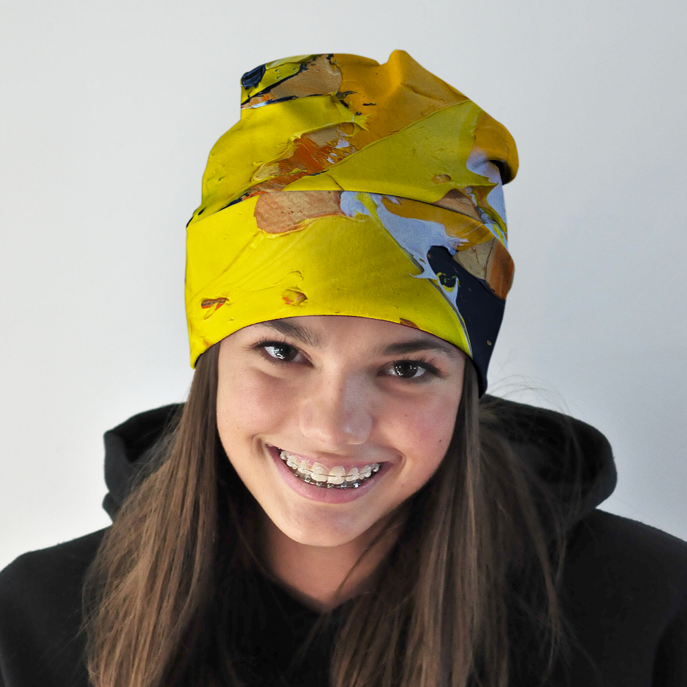 Tuque Funky MOUTARDE