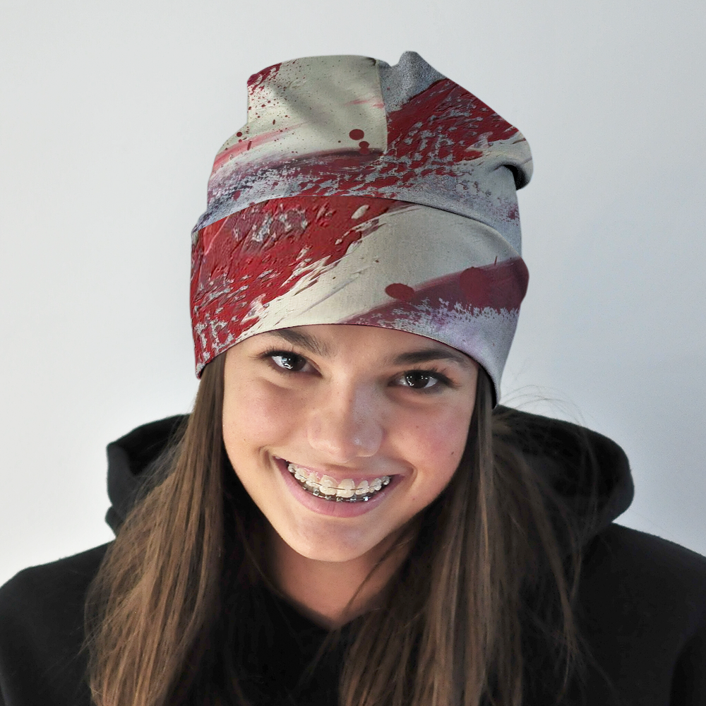 Tuque Funky - VIEUX ROSE